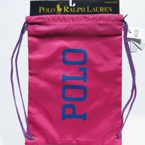 POLO RALPH LAUREN Girls Backpack pink nylon